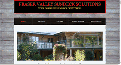 Desktop Screenshot of fraservalleysundecksolutions.com